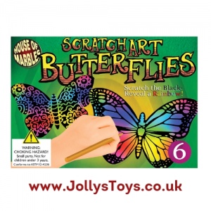 Scratch Art Butterflies